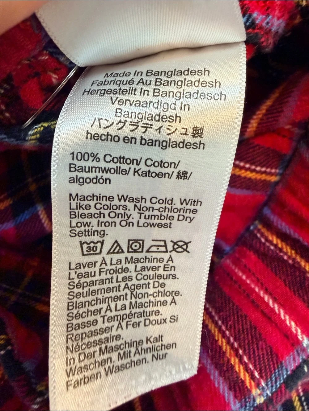 J.Crew Red Plaid Flannel Pajama Pants Size L Cozy Lounge Sleepwear